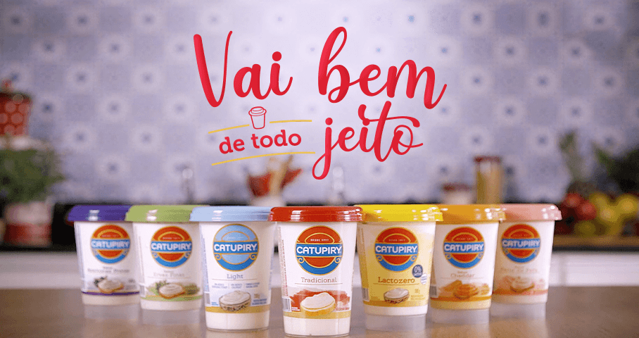 Nova linha de copos da Catupiry®